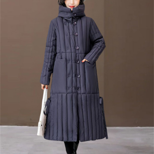 Gemma | Super Warm Windproof Hooded Long Down Coat