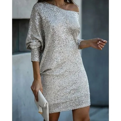 Gala | Contrast Sequin Dress