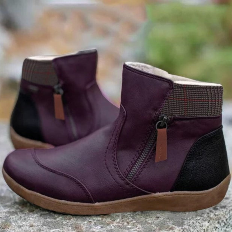 Fiona | Waterproof Leather Boots for Women