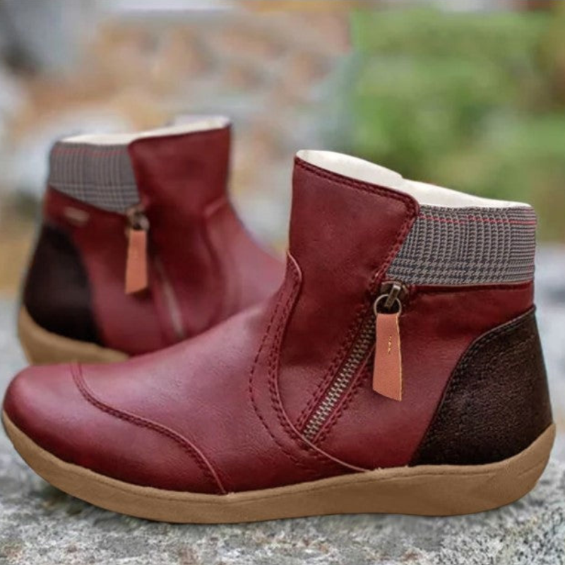 Fiona | Waterproof Leather Boots for Women