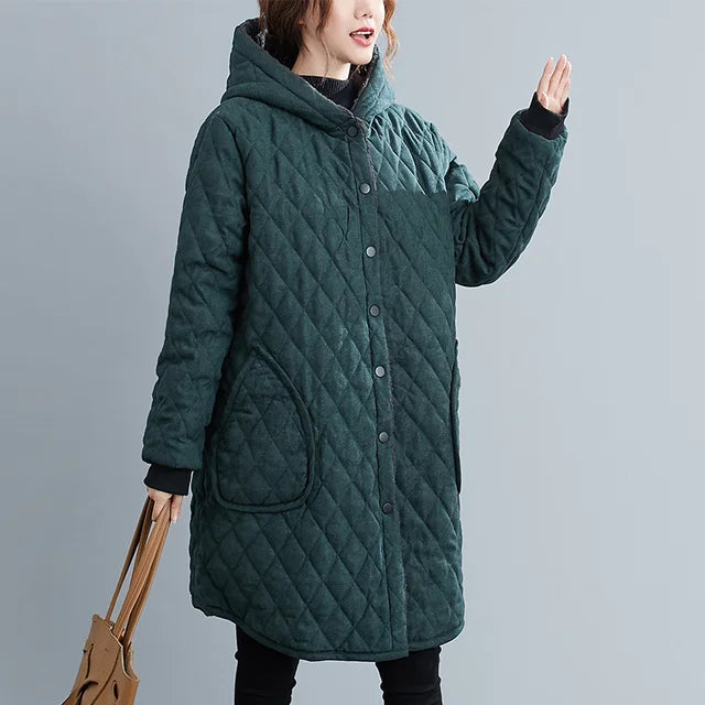 Henrietta | Women's Loose Hooded Winter Jacket