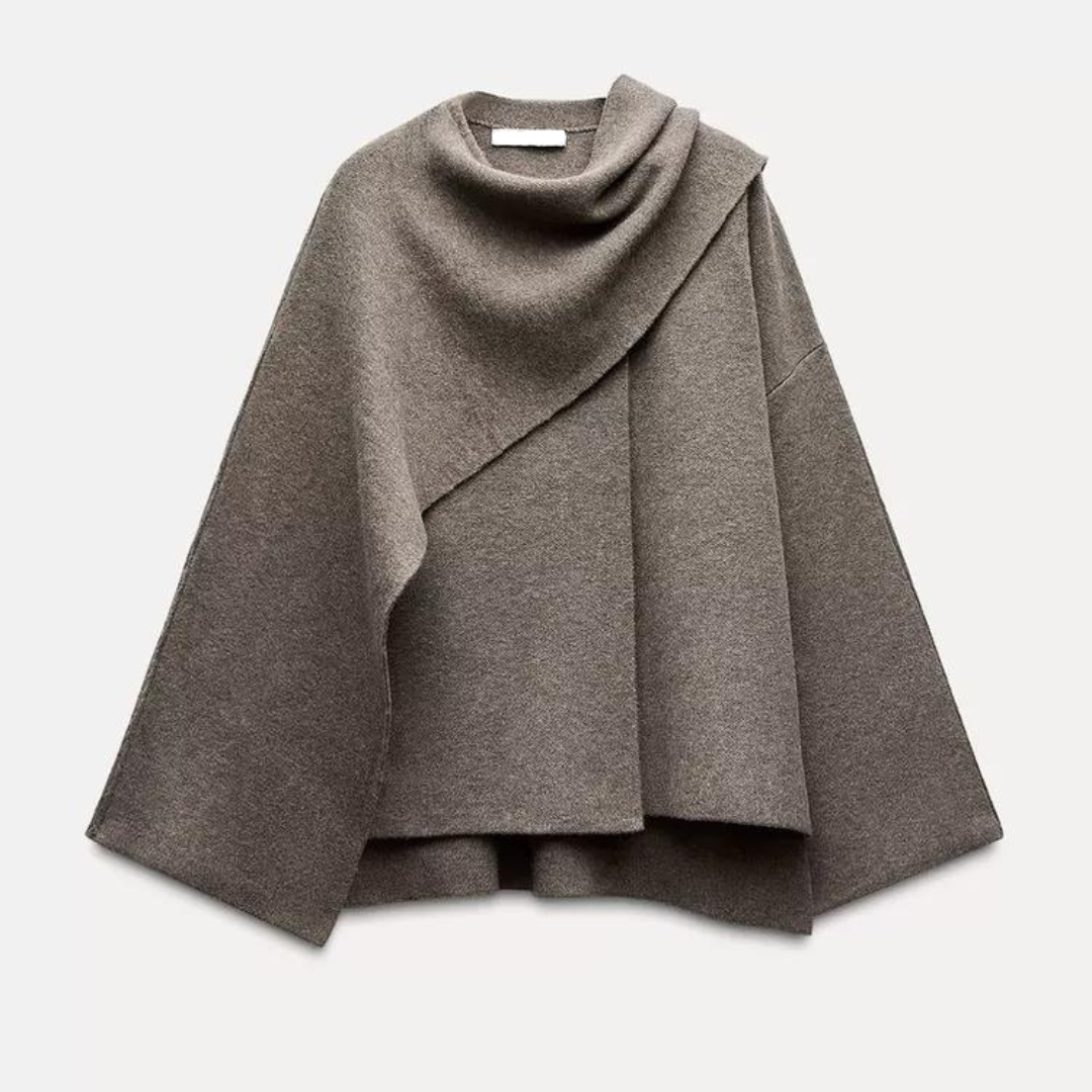 Delia | Cape Scarf Coat for Women