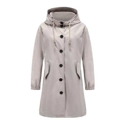 Bethel | Casual Waterproof Outdoor Rain Jacket with Hood for Women